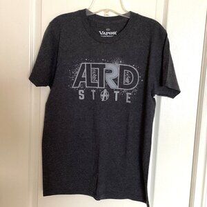 Altard State Vapor T-Shirt Size M Men's Gray Short Sleeve Graphic Top